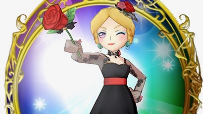 黒いドレス姿に赤い薔薇がよく似合う!! 限定キャラ「キララ」などがもらえるイベント開催中