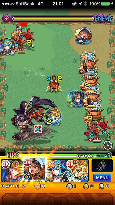 モンストハクビステージ2