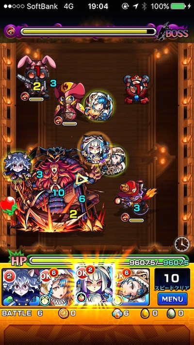 モンストこげつひめボス3
