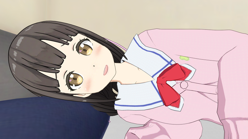 『One Room』の花坂結衣がVR化!! 膝枕・添い寝・お触りもできるぞ