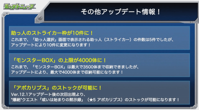 Ver12.1アプデ6
