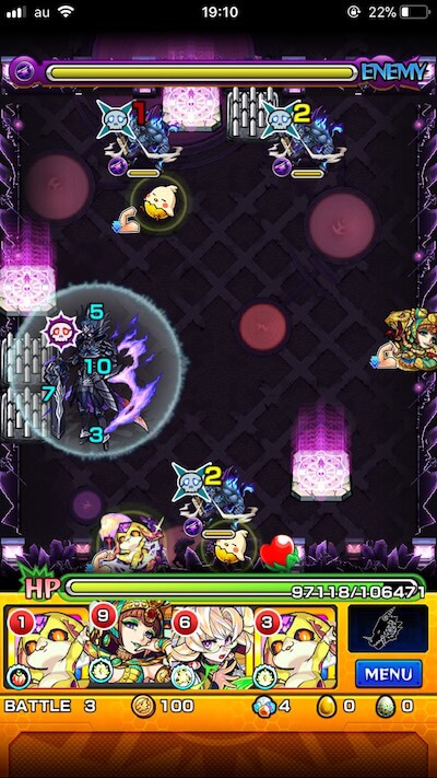 モンスト愛染明王ステージ3