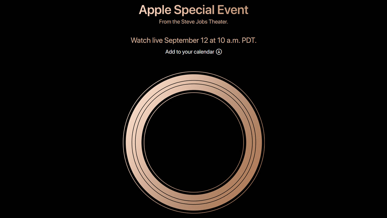 アップルがスペシャルイベントの9月12日開催を発表! 新型iPhoneクルーー!?