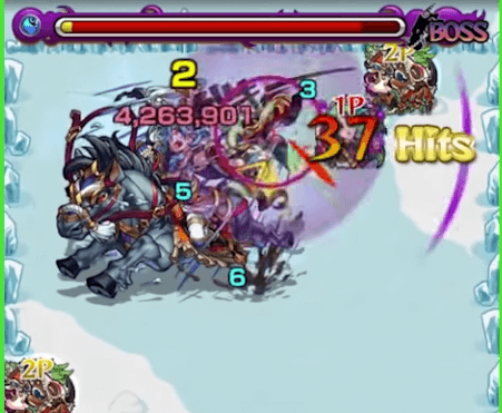 ベルフェゴール獣神化SS2段階目