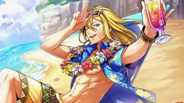 【メギド72】腹筋が眩しい! バルバトスの水着スキン登場