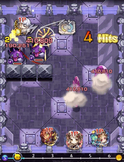 モンストスタジアムステージ1-2