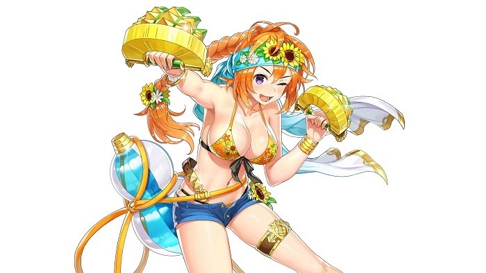 【三国BASSA!!】健康美あふれる水着姿の張飛がかわいい!!