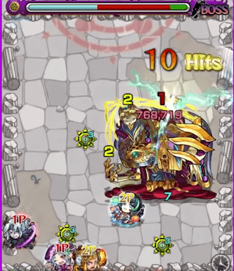 ショコラ獣神化友情コンボ×2