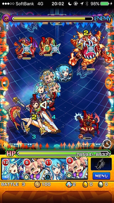 ヴィクトリー ステージ3 クロスドクロ後