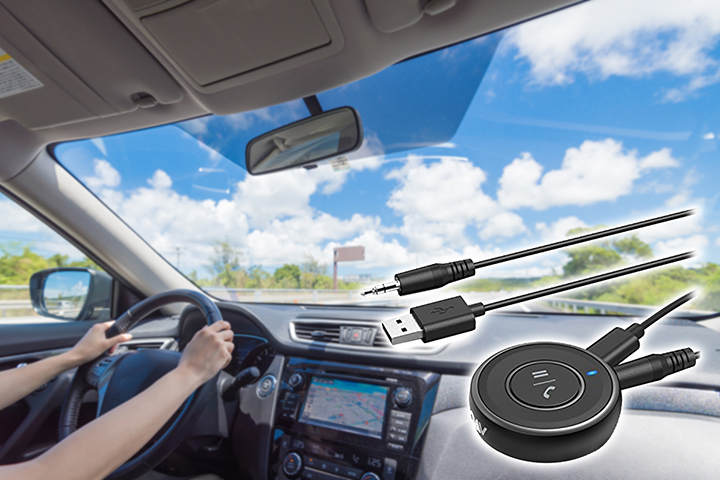 アンカー、車内でスマホ内の音楽をワイヤレス再生するBluetooth4.1対応受信機「Anker Roav Bluetooth レシーバー B2」