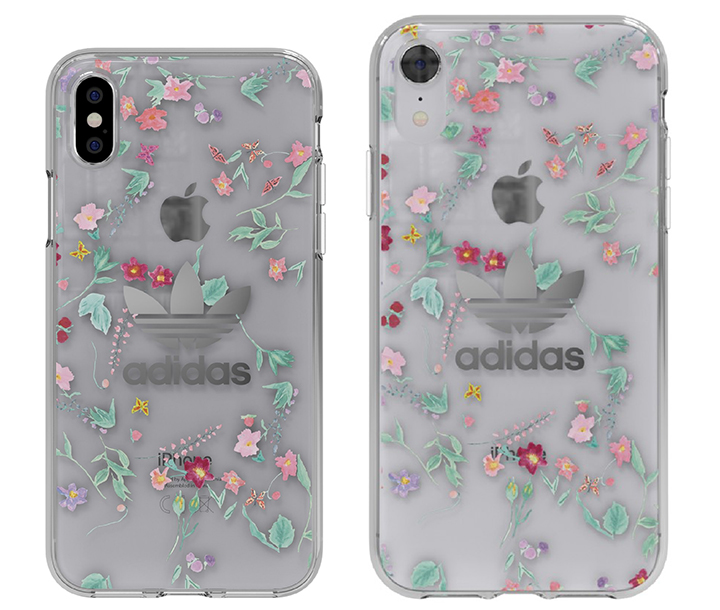 adidas(アディダス)のロゴと花柄が上手くマッチ