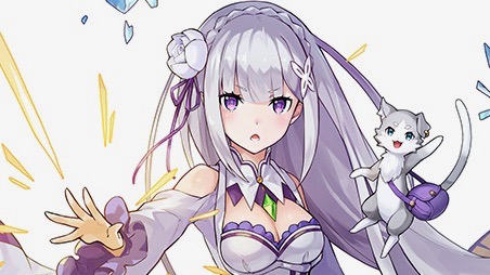『ファンキル』×『リゼロ』コラボが決定! エミリア、ラム、レムがコラボユニットとして登場