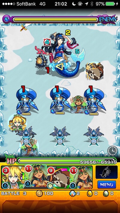 海女人魚ナギサ ステージ3