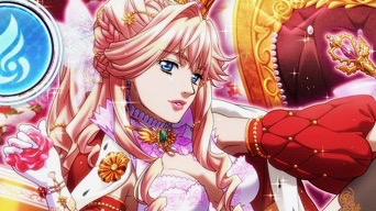 巨大ケーキの前でシェリルが熱唱。『歌マクロス』でバースデーイベント開催!
