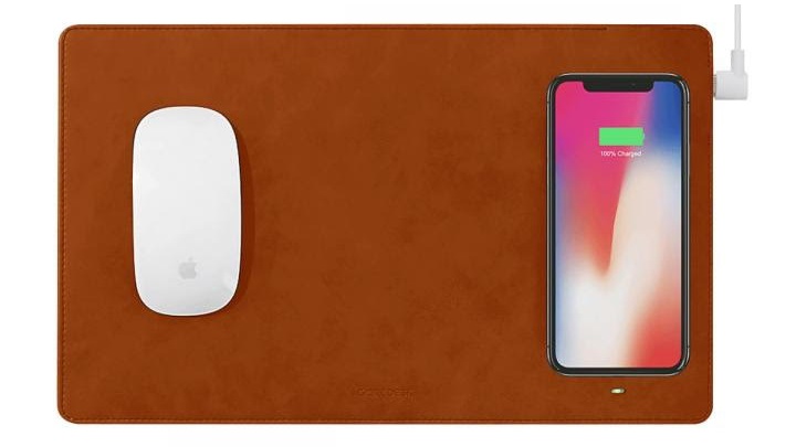 こんなのあり！？iPhoneをワイヤレス充電できるマウスパッド「GAZEPAD PRO」