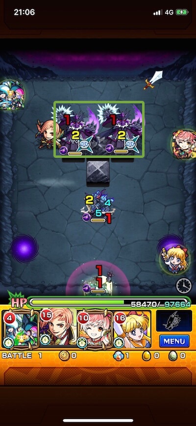 クイン・メタリア ステージ1 クロスドクロ