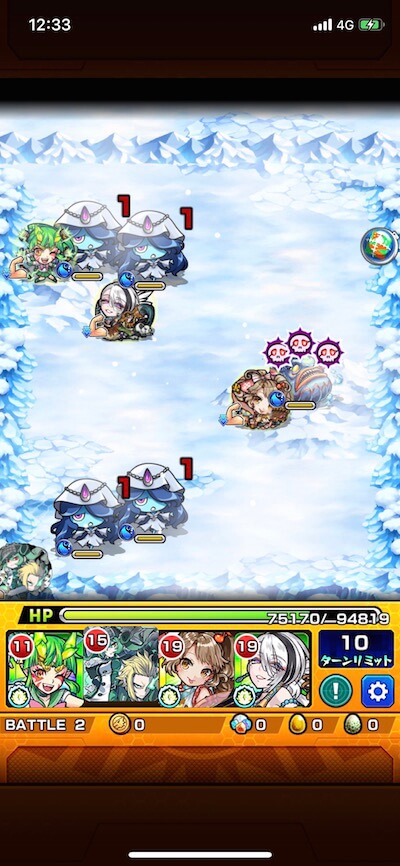 北風の遊地 ステージ4 バトル2