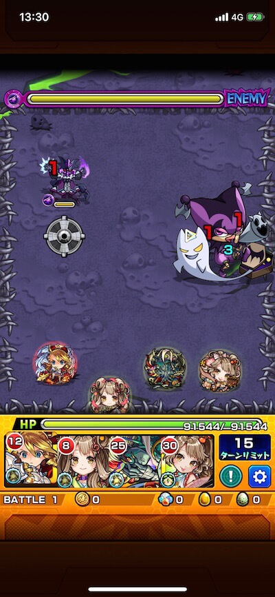 北風の遊地 ステージ5 バトル1