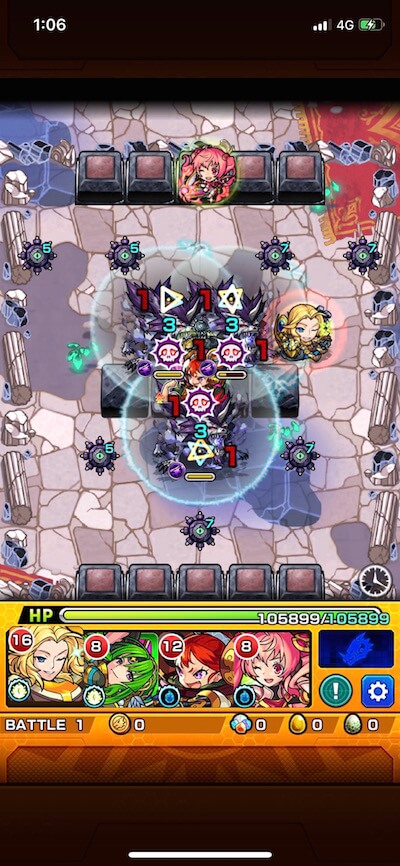 才飛ステージ1 ドクロ後