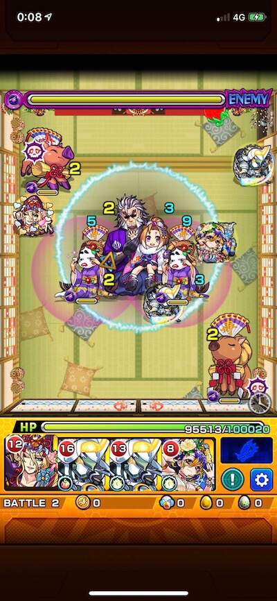 モンストシシジロー&ウリリ ステージ2