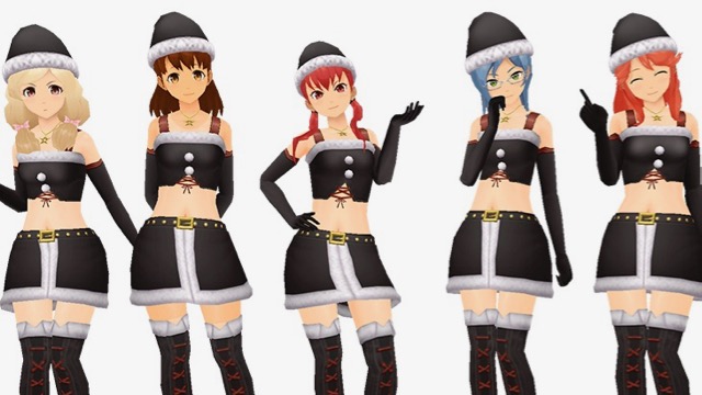 【スクスト2】今年はおへそが眩しいブラックサンタがやって来る。ターニャ専用白クマワンピにも注目