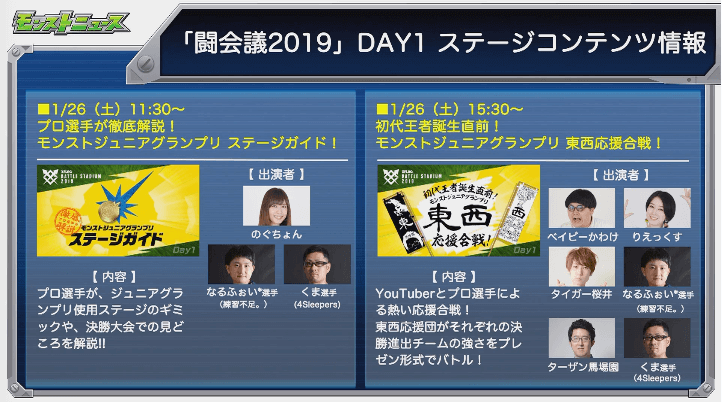 闘会議20191日目情報