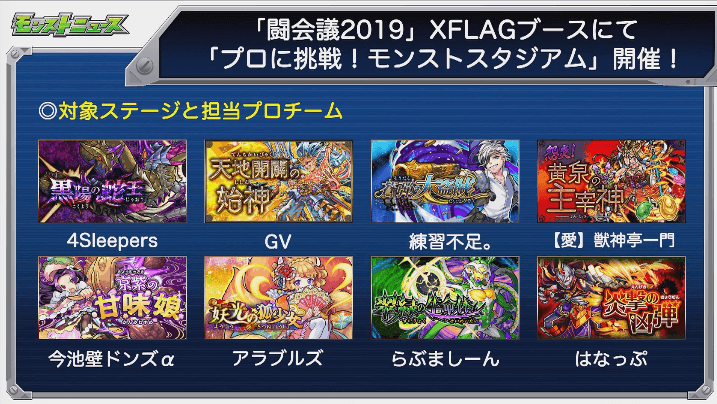 闘会議2019プロに挑戦モンストグランプリ