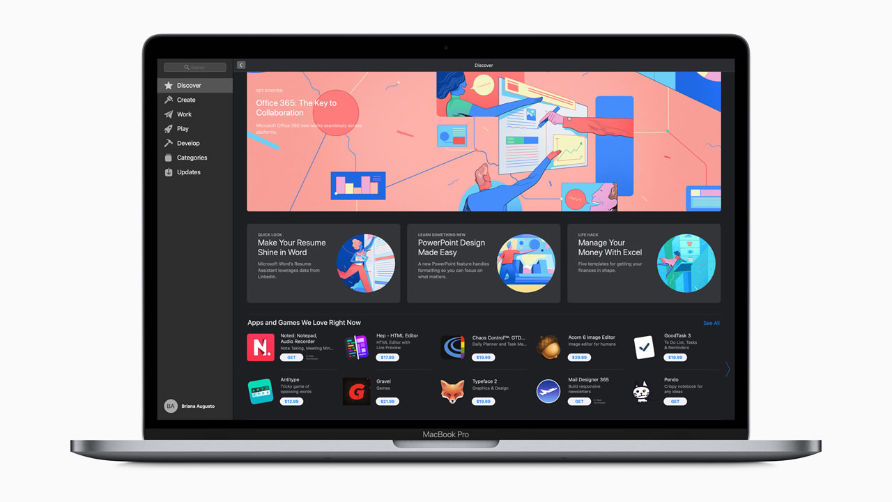 マイクロソフト『Office 365』がMac App Storeで配信開始。Word、Excel、PowerPoint、Outlookも