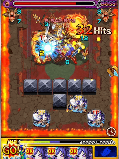 モンストアヌビス獣神化SS二段階目