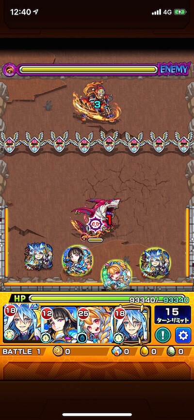 雪晴の遊地ステージ5 バトル1