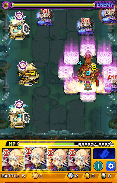 レキオウ2ステージ5ツボ登場後