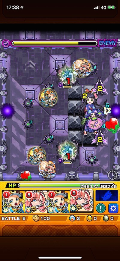 蛍夜の夏少女 ステージ5 ワープ展開後