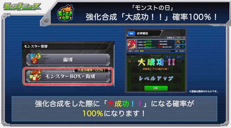 大成功確率100%