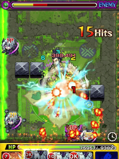 モンスト桜木イヴ獣神化友情コンボ