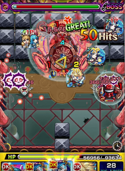 モンストAngely Diva友情コンボ