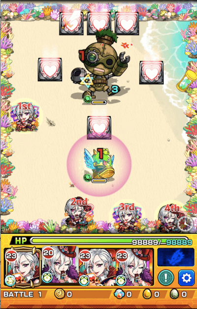 カキゴロイド ステージ1 クロスドクロ後