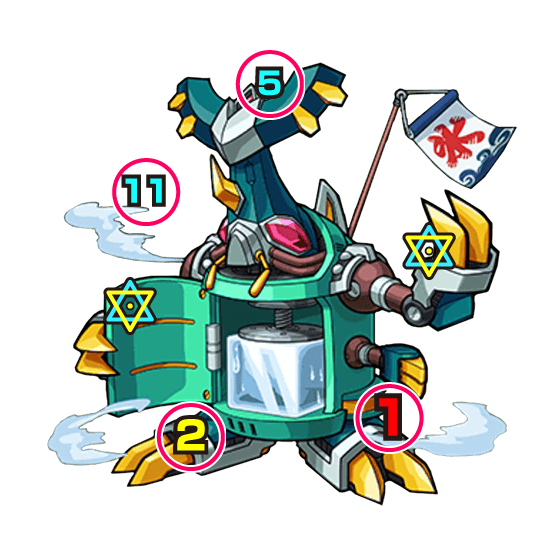 カキゴロイド 中ボス
