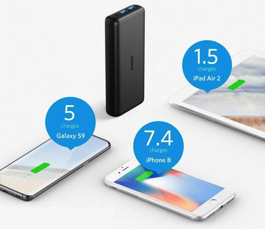 今が狙い目、Ankerが20%OFFに！iPhoneXSを5回も充電するモバイルバッテリーが8月末まで超お得！
