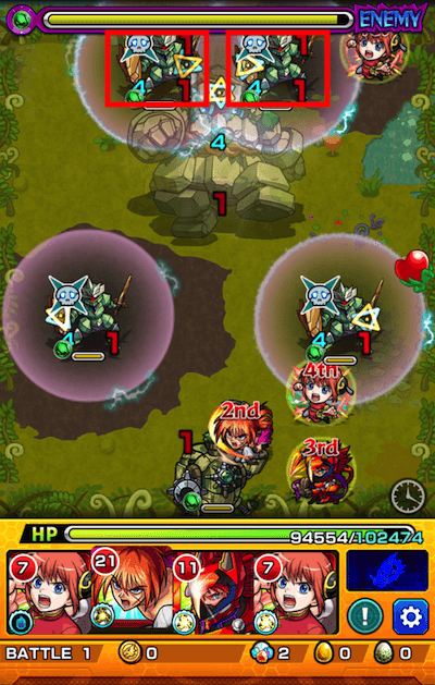 ケアブリ ステージ1 クロスドクロ後