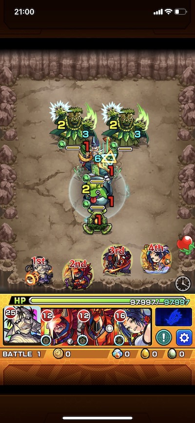モンスト神威超究極ステージ1