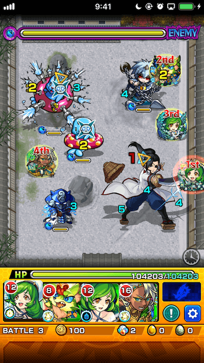 モンスト柳生九兵衛ステージ3