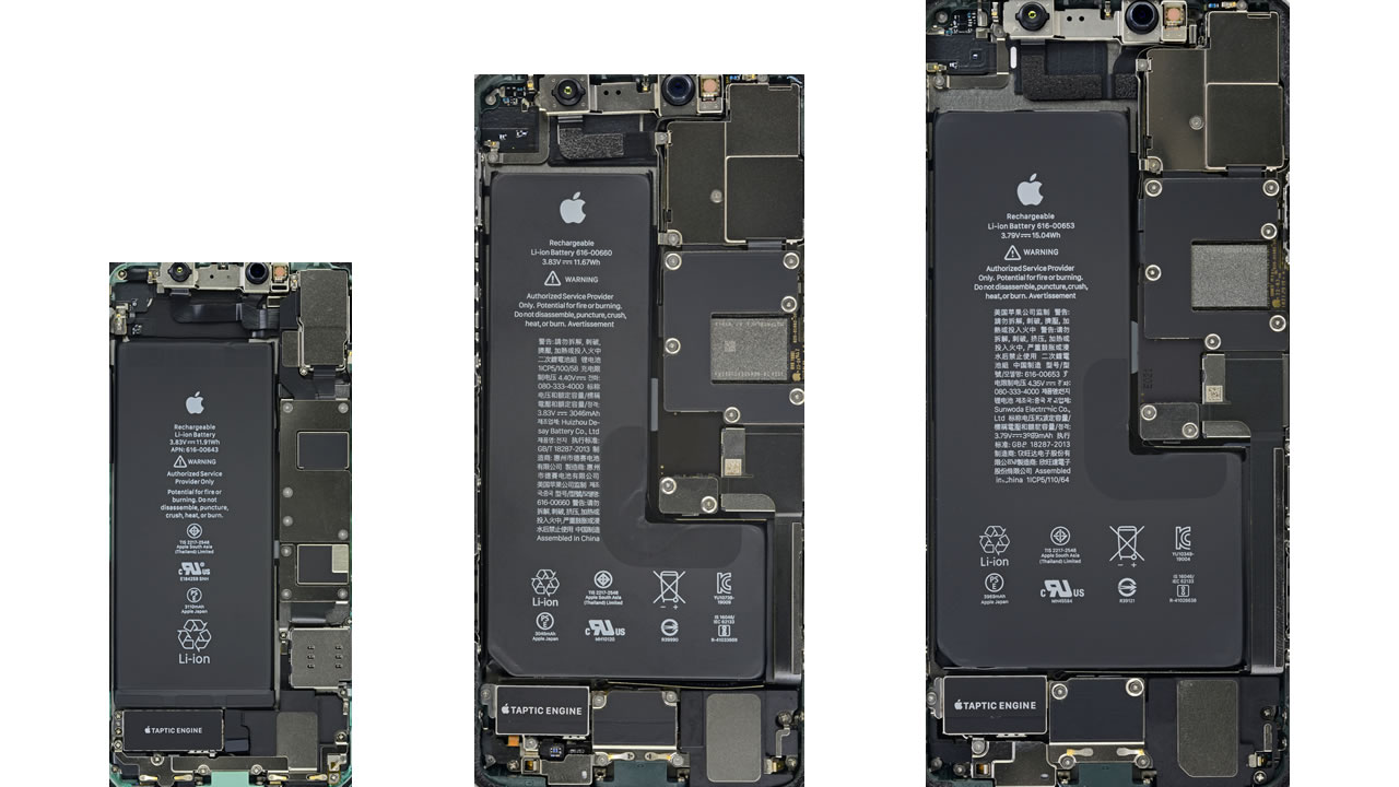 『iPhone 11』シリーズと『iPad（第7世代）』がスケルトン仕様になる壁紙を修理会社『iFixit』が公開!