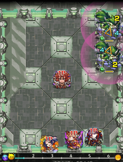 モンスト翠撃の隊士ステージ1-2