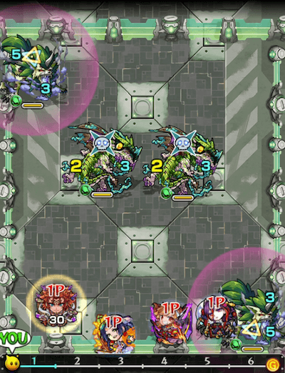 モンスト翠撃の隊士ステージ1