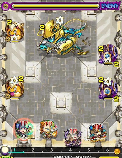 モンスト光鉄の重機ステージ1