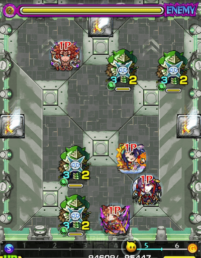 モンスト翠撃の隊士ステージ5
