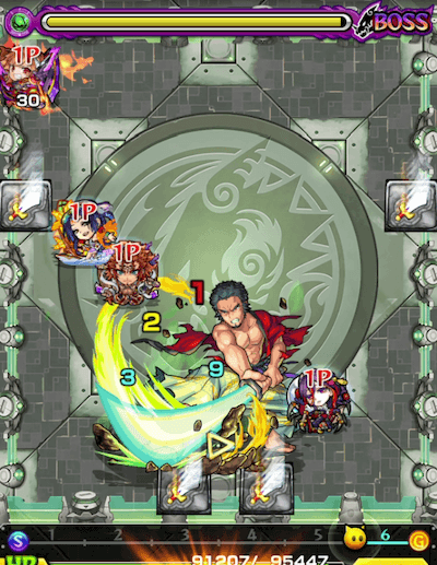 モンスト翠撃の隊士ステージ6-2