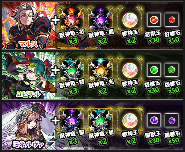 獣神化素材
