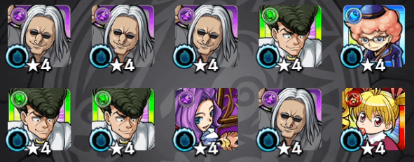モンストハンターハンターコラボガチャ20連目結果