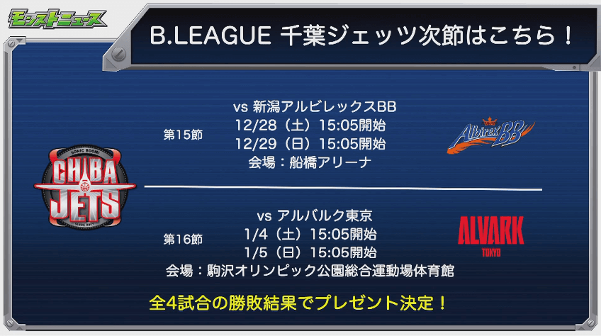 B.LEAGUE次節